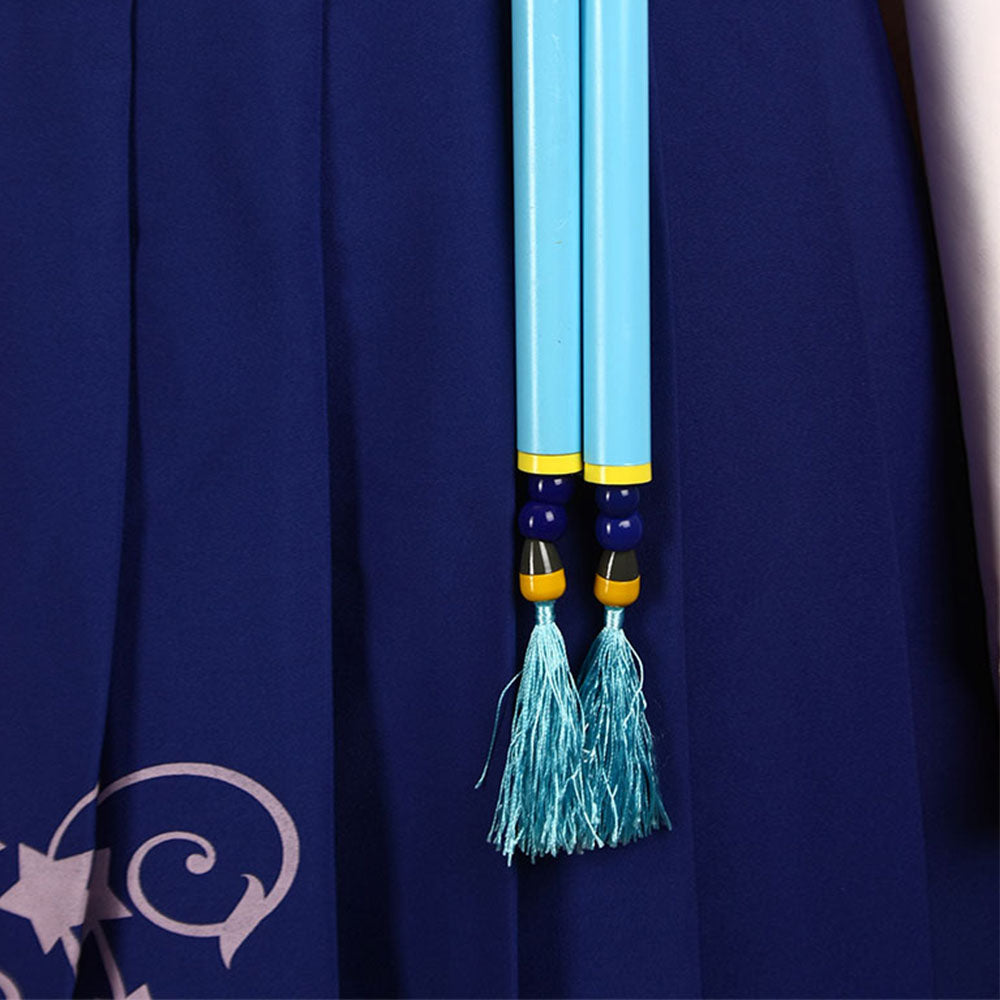 Final Fantasy X 10 Costume Yuna Cosplay Full Outfit for Women and Kids