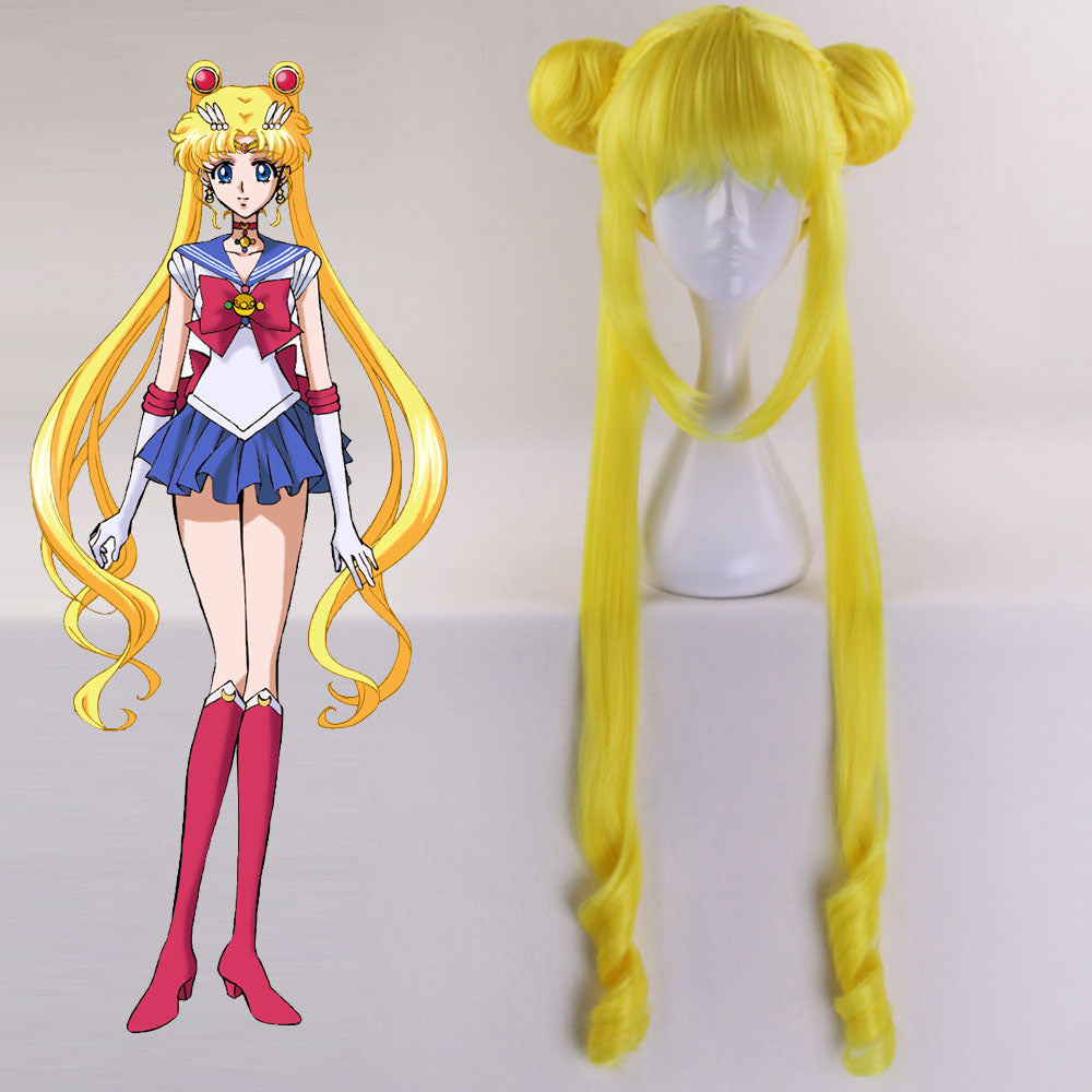 Anime Sailor Moon Sailor Moon Usagi Tsukino Cosplay Wig Heat Resistant Sythentic Hair