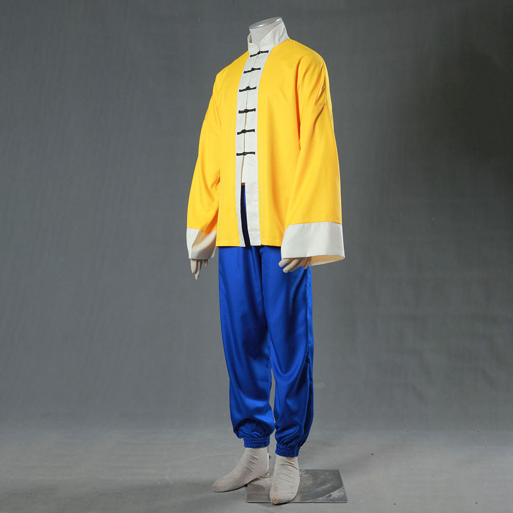 Dragon Ball Costume Master Roshi Yellow Cosplay Set for Men and Kids