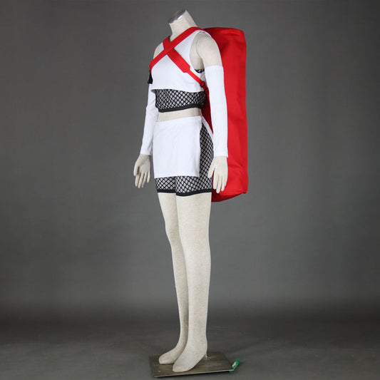 Anime Seven-Tails Host Ninja Cosplay Costume Outfit with Shoes for Women Kids