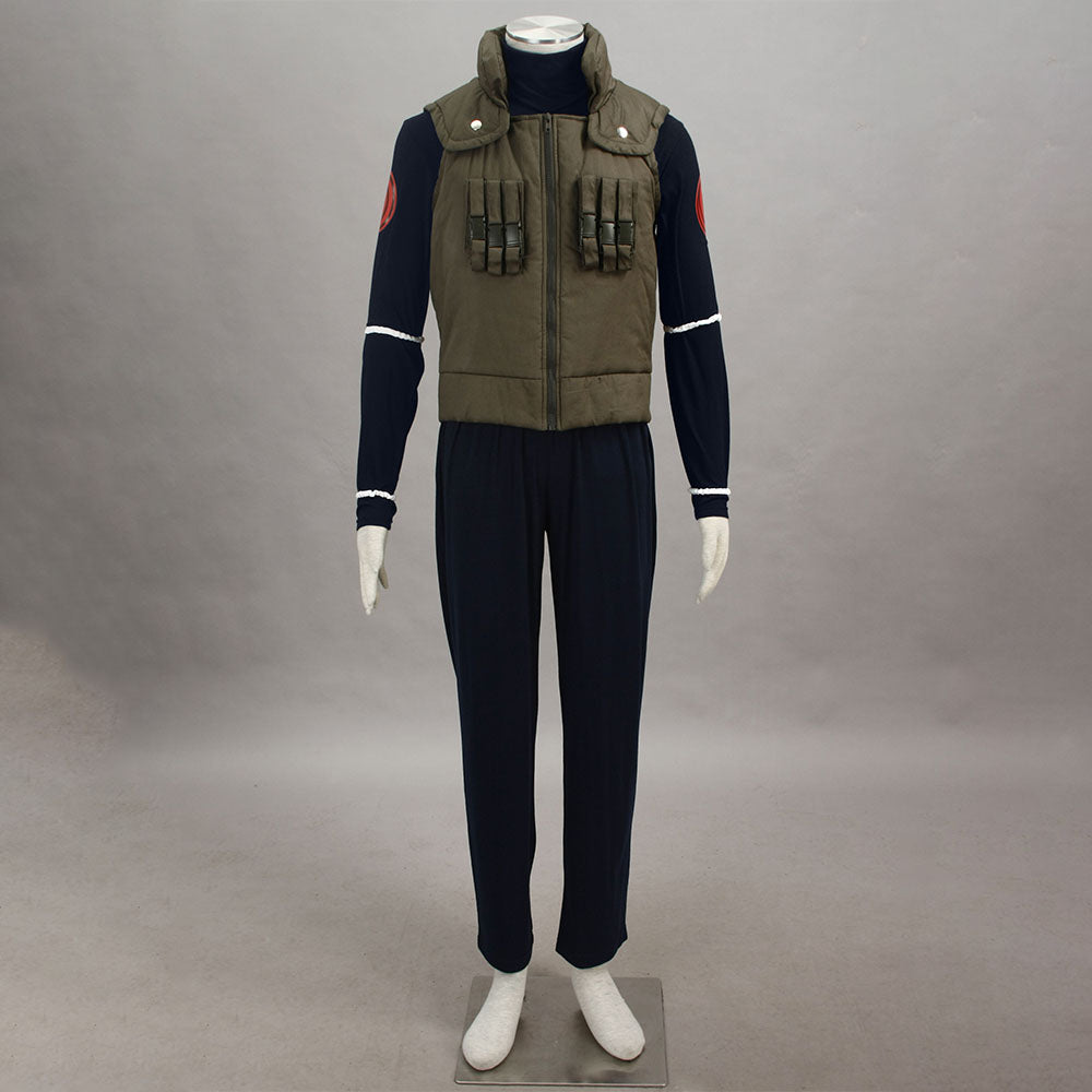 Naruto Shippuden Costume 4th Hokage Namikaze Minato Cosplay full Outfit for Men and Kids