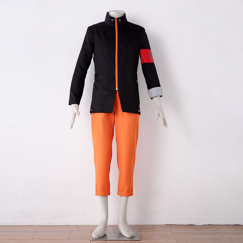 Naruto The Last Costume Naruto Cosplay full Outfit with Scarf for Men and Kids