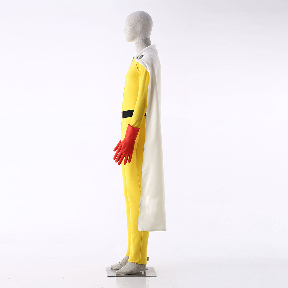 One-Punch Man Costume Saitama Cosplay full Outfit for Men and Kids