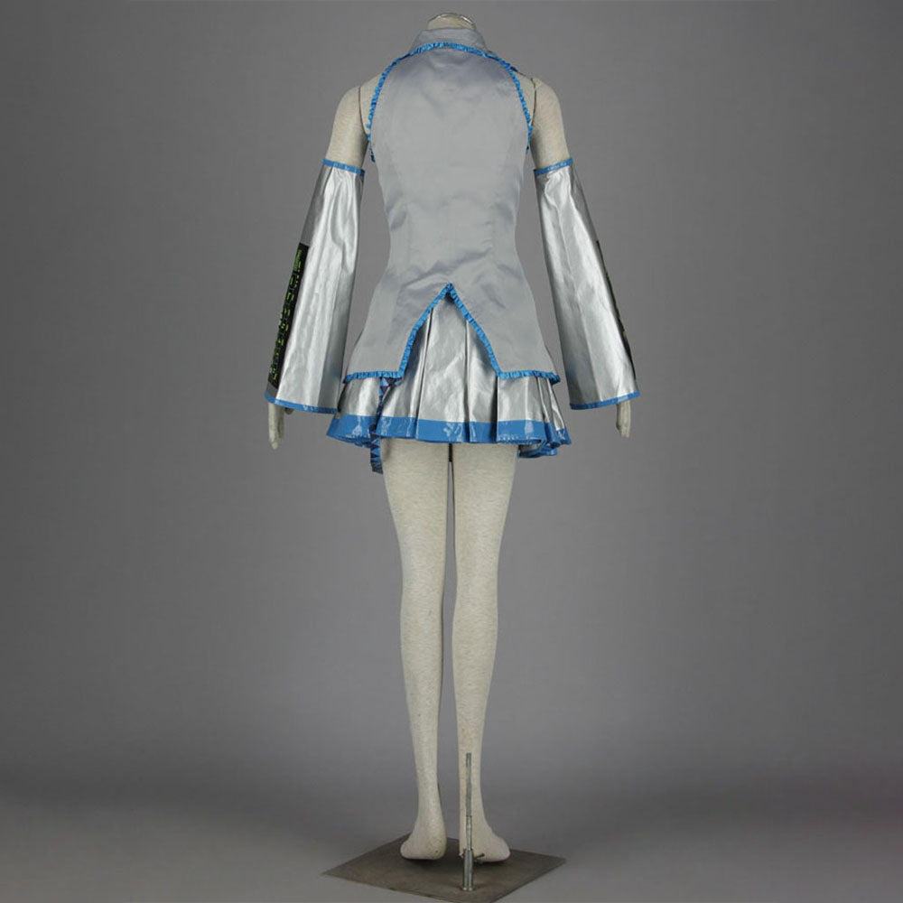 Women and Kids Vocaloid  Hatsune Miku Gray Cosplay Costume with Accessories