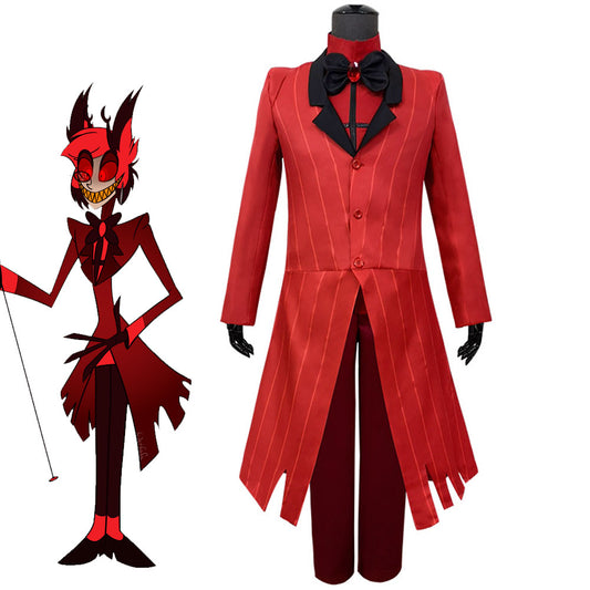 For Men Hazbin Hotel Costume Alastor Cosplay full Outfits Radio Demon Costume