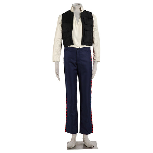 Star Wars Costume Han Solo Cosplay full Outfit for Men and Kids