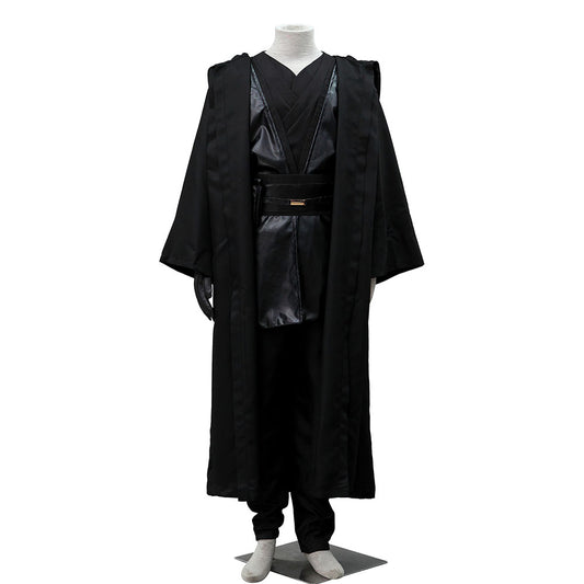 Star Wars Costume Anakin Skywalker Darth Vader Cosplay full Outfit for Men and Kids