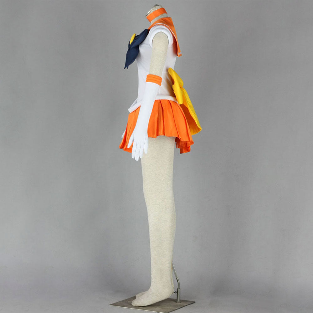 Women and Kids Sailor Moon Costume Sailor Venus Aino Minago Cosplay with Accessories
