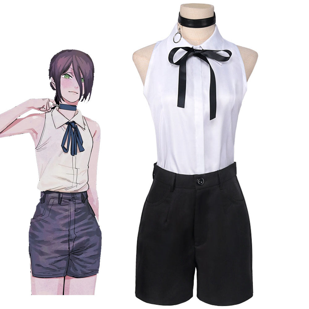 Chainsaw Man Costume Reze Cosplay full Suits with Accessories  for Women