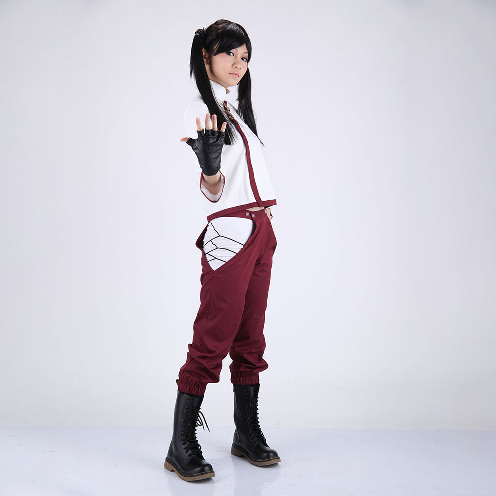 Naruto Shippuden Costume Tenten Cosplay full Outfit for Women and Kids