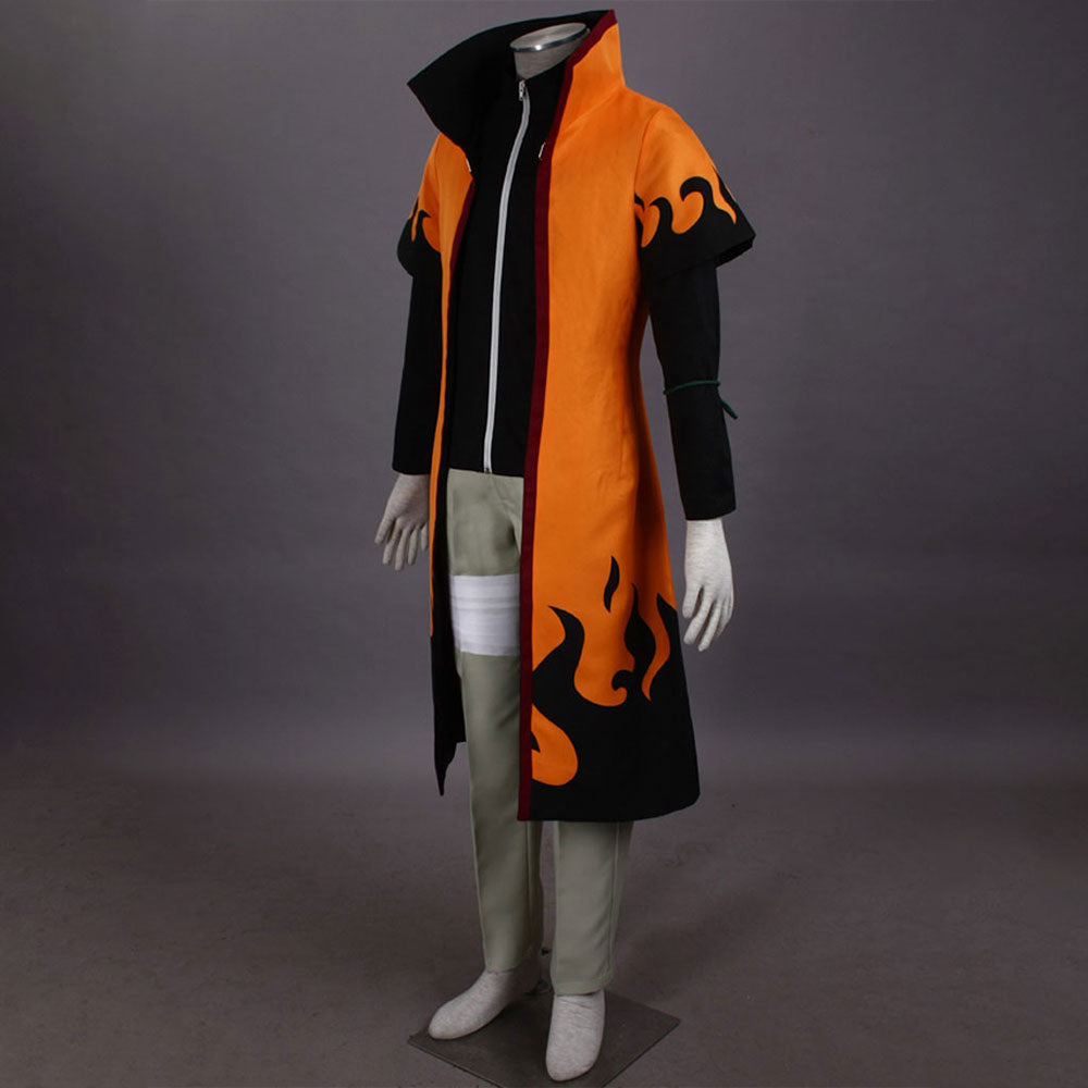 Naruto Costume Naruto Sixth Hokage Cosplay full Outfit for Men and Kids