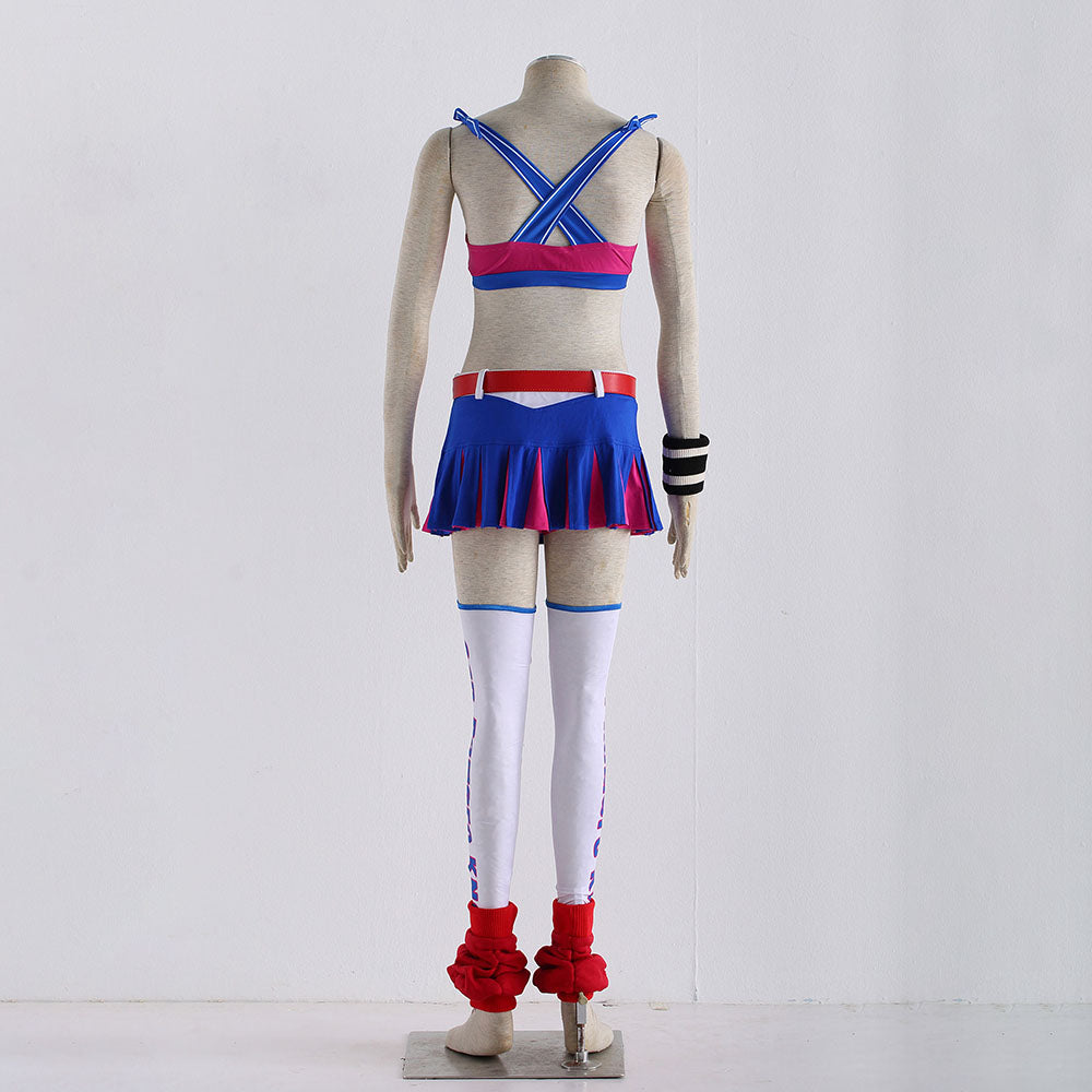 Lollipop Chainsaw Costume Juliet Starling Cosplay full Outfit for Women and Kids