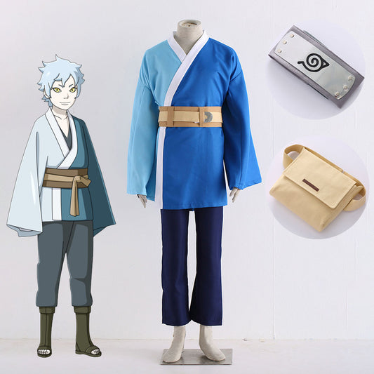 Naruto Boruto Costume Mitsuki Cosplay full Outfit for Men and Kids