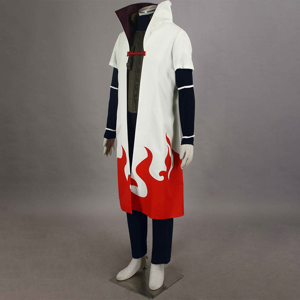 Naruto Shippuden Costume 4th Hokage Namikaze Minato Cosplay full Outfit for Men and Kids