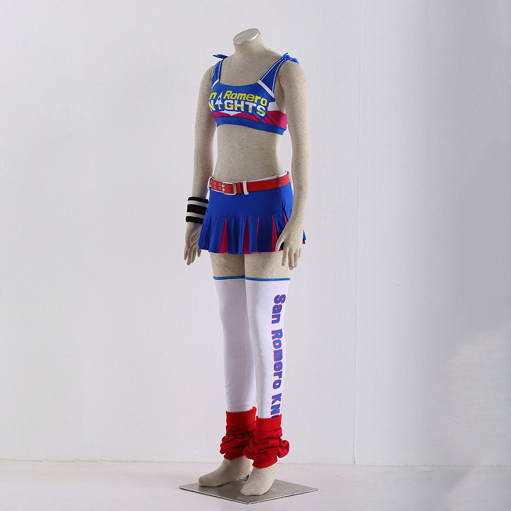 Lollipop Chainsaw Costume Juliet Starling Cosplay full Outfit for Women and Kids