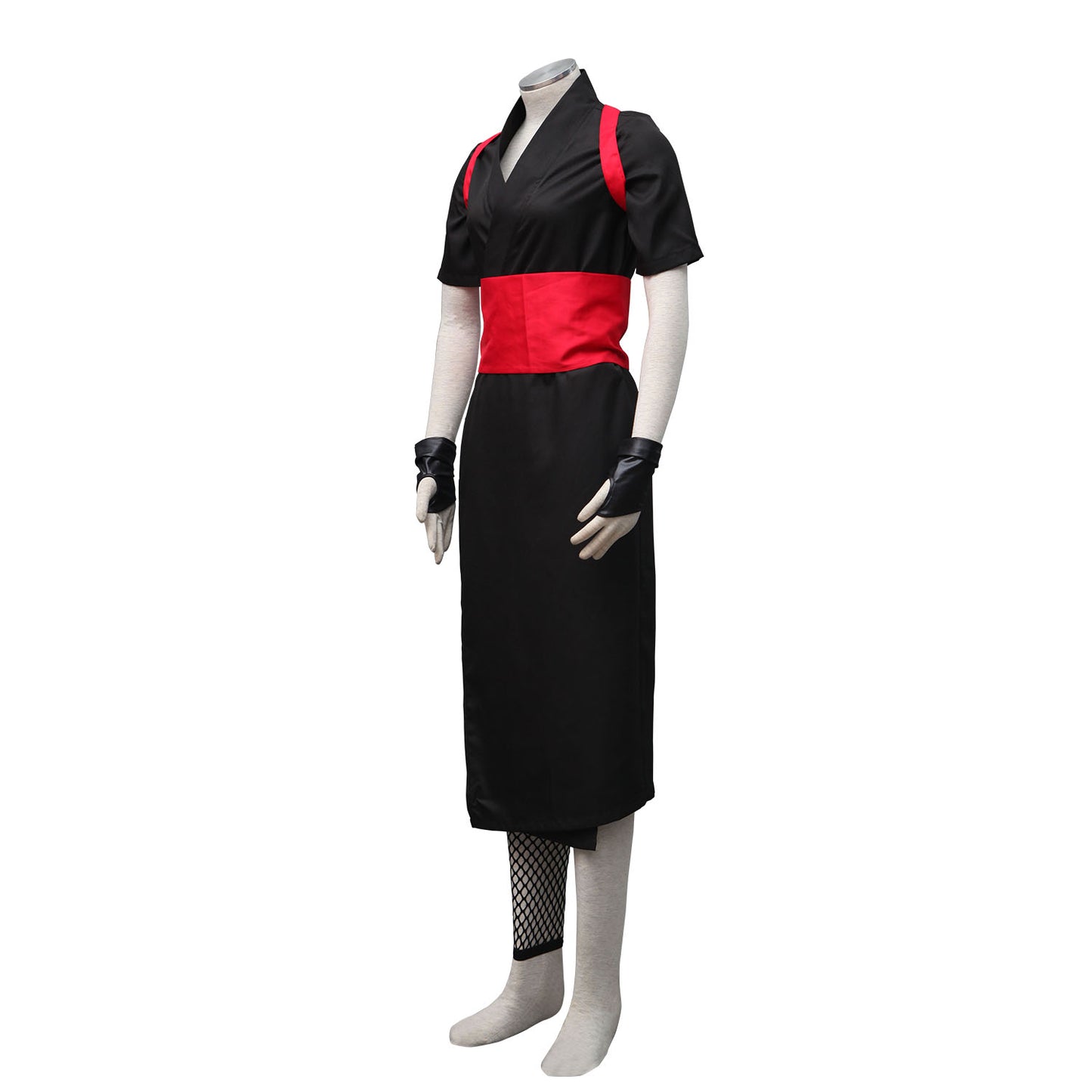 Naruto Shippuden Costume Temari Cosplay Black full Outfit for Women and Kids