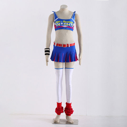 Lollipop Chainsaw Costume Juliet Starling Cosplay full Outfit for Women and Kids