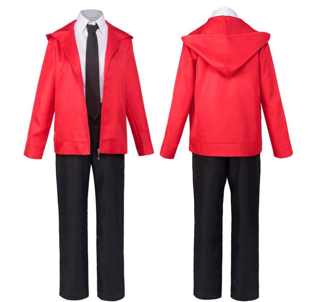 Chainsaw Man Costume Power Cosplay Red full Uniform Suits for Women