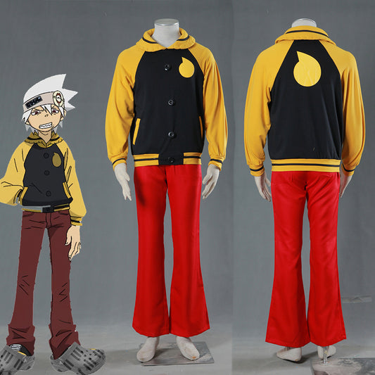 Men and Kids Soul Eater Costume The Soul Cosplay Hoodie full Set