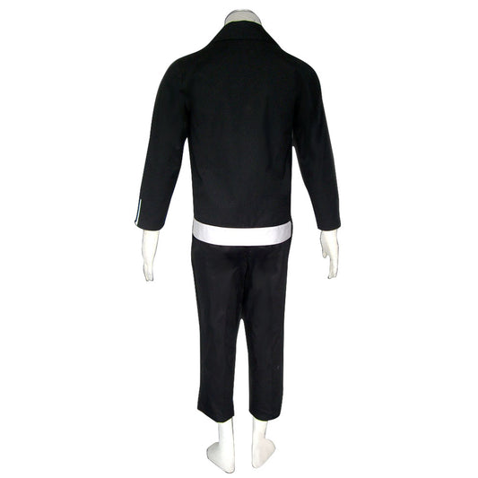 Anime Dog Companion Ninja Teen Black Cosplay Outfit Costume for Men Kids
