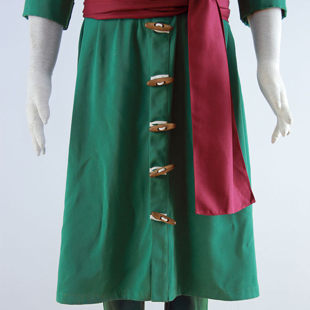 Roronoa Zoro Cosplay Set for Men and Kids One Piece Costume