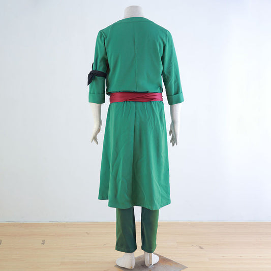 Roronoa Zoro Cosplay Set for Men and Kids One Piece Costume