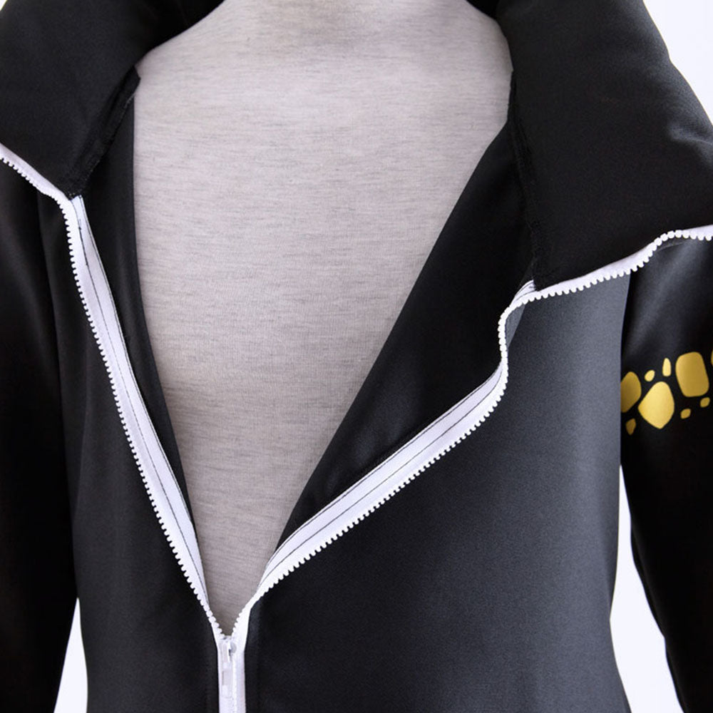 Anime One Piece Costume Trafalgar Law Cosplay Robe Cloak with Hat for Men
