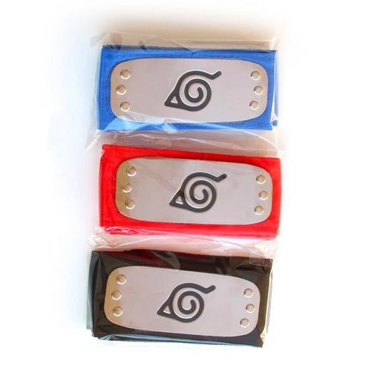 Naruto Costume 3 Colors Headbands Package Naruto Kakashi Sasuke Cosplay Accessories