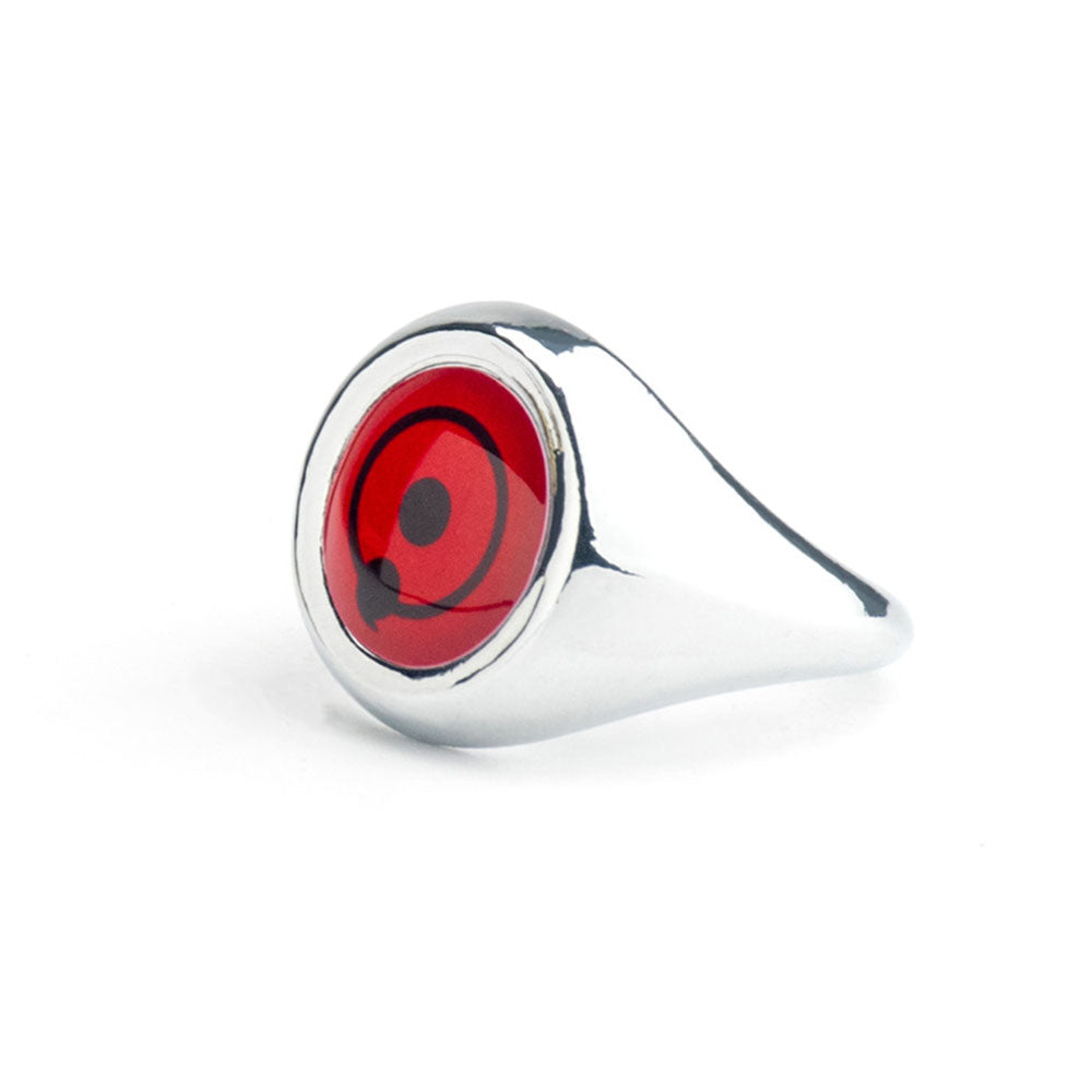 Naruto Costume Accessories The Sharingan 10 PCS Rings with Box Itachi Sasuke Obito Cosplay Rings
