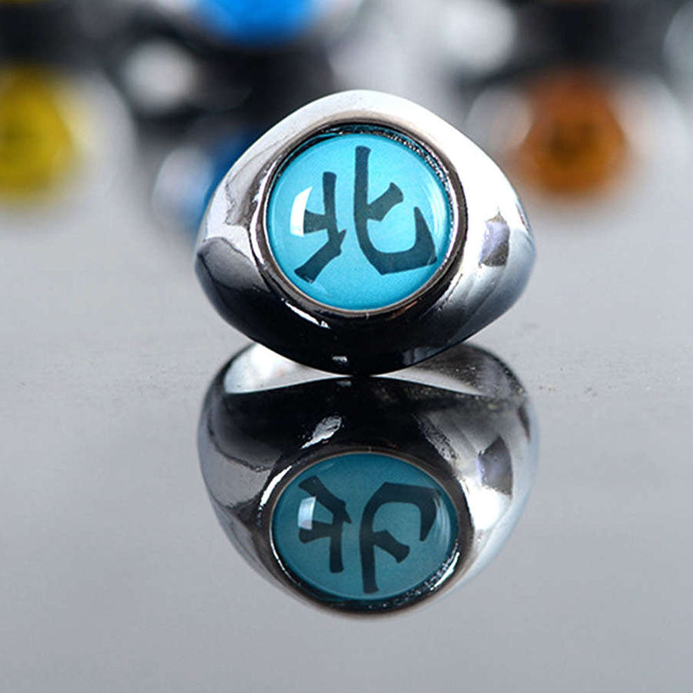 Naruto Costume Accessories 10 Akatsuki Members Cosplay Rings with Box Itachi Obito Cosplay