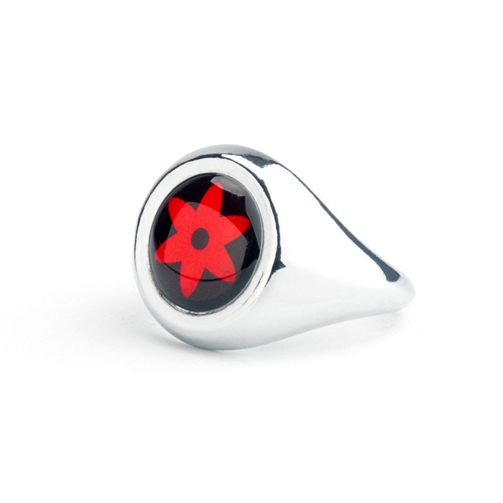 Naruto Costume Accessories The Sharingan 10 PCS Rings with Box Itachi Sasuke Obito Cosplay Rings