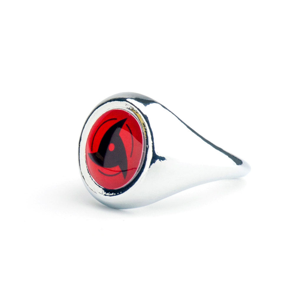 Naruto Costume Accessories The Sharingan 10 PCS Rings with Box Itachi Sasuke Obito Cosplay Rings
