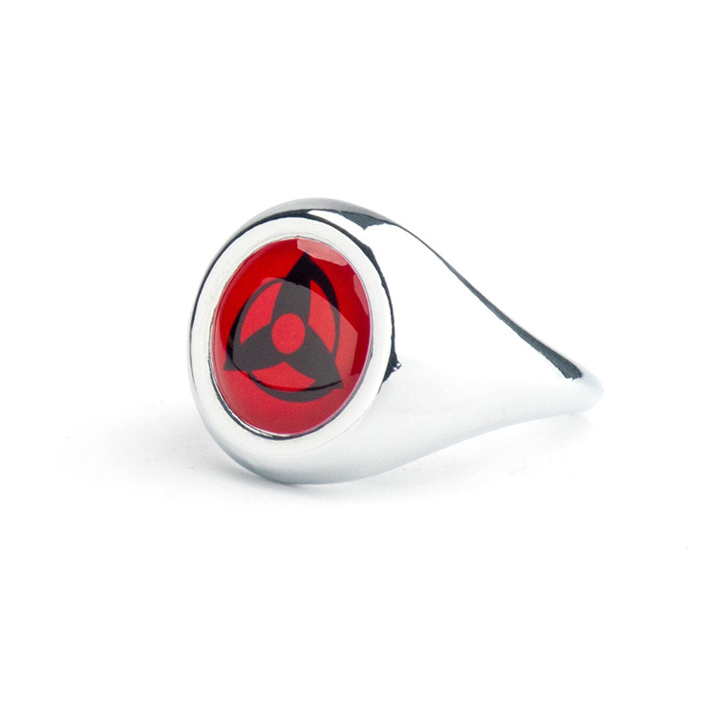Naruto Costume Accessories The Sharingan 10 PCS Rings with Box Itachi Sasuke Obito Cosplay Rings